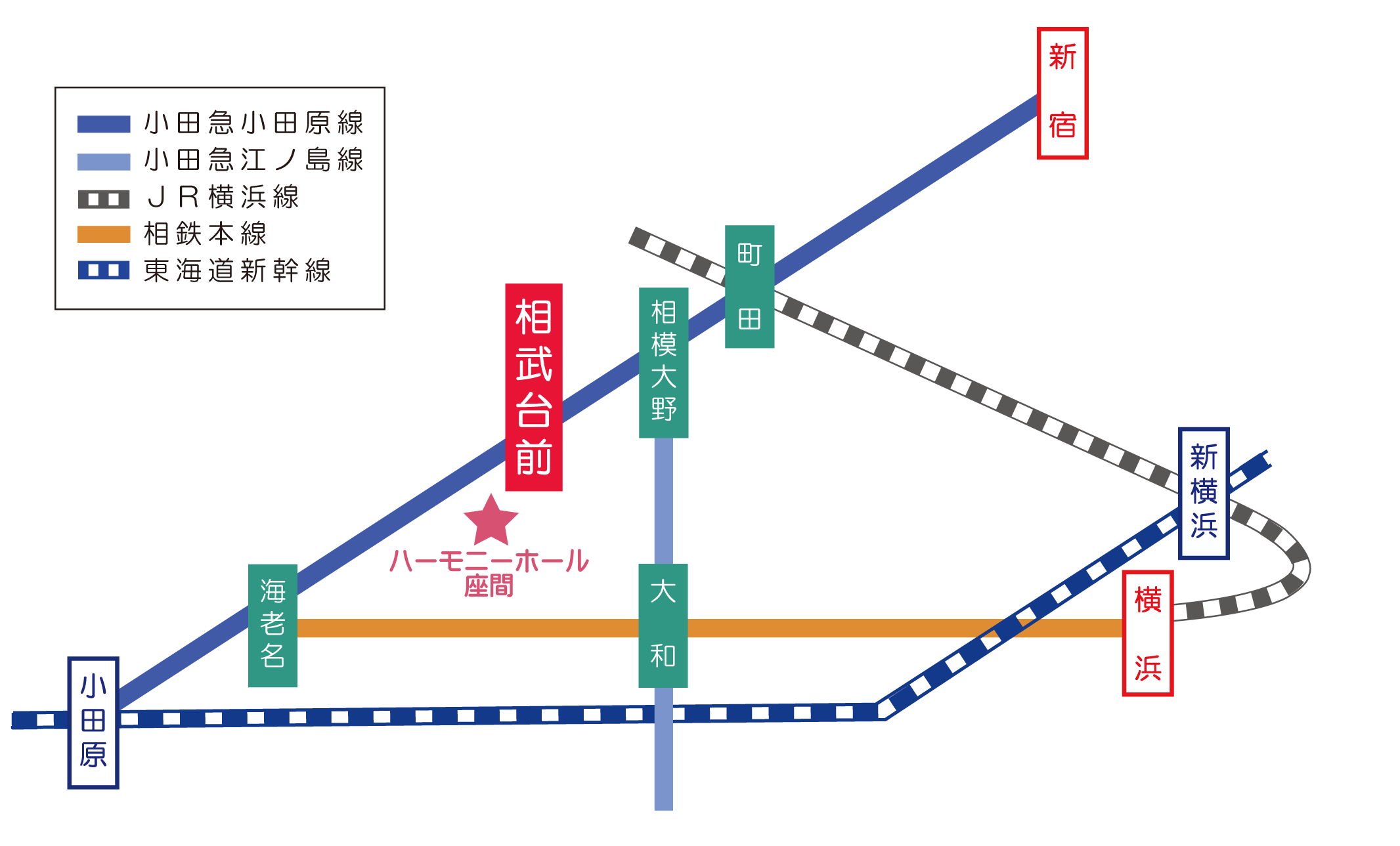 周囲の路線図